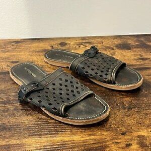 Musse & Cloud leather slippers slides size 9 women